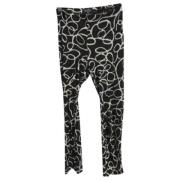 Pre-owned Fabric bottoms Chanel Vintage , Black , Dames