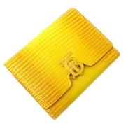 Pre-owned Leather wallets Burberry Vintage , Yellow , Dames