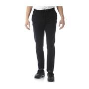 Rechte Pijp Broek Daniele Alessandrini , Black , Heren