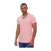T-Shirts Tommy Jeans , Pink , Heren