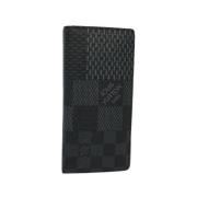 Pre-owned Coated canvas wallets Louis Vuitton Vintage , Black , Dames