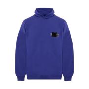 Heren Gaffer Hoodie Blauw Balenciaga , Blue , Heren