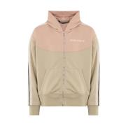 Heren Two Tone Hoody Track Jkt Palm Angels , Beige , Heren