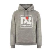 Heren Sweatshirt Dsquared2 , Gray , Heren