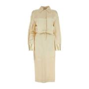 Shirt Dresses The Attico , Beige , Dames