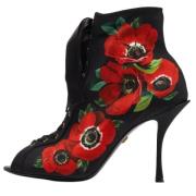 Pre-owned Fabric boots Dolce & Gabbana Pre-owned , Black , Dames