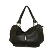 Pre-owned Leather celine-bags Celine Vintage , Black , Dames