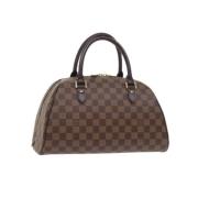 Pre-owned Canvas handbags Louis Vuitton Vintage , Brown , Dames