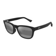 Kapii 617-02 Matte Black Sunglasses Maui Jim , Black , Unisex