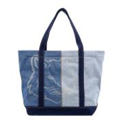 Tote Bags Maison Kitsuné , Blue , Dames