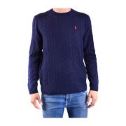 Klassieke Sky Blauwe Gebreide Kleding Ralph Lauren , Blue , Heren