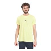 T-Shirts Tommy Hilfiger , Yellow , Heren