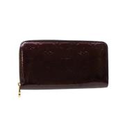 Pre-owned Leather wallets Louis Vuitton Vintage , Red , Dames