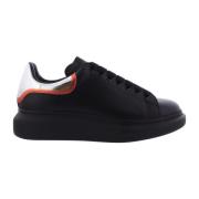 Heren Oversized Sneaker Zwart/Zilver Alexander McQueen , Black , Heren