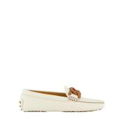 Witte Catena Loafers Tod's , White , Dames