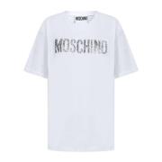 Witte T-shirts Polos voor vrouwen Moschino , White , Dames