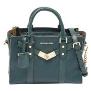 Pre-owned Leather totes Michael Kors Pre-owned , Green , Dames