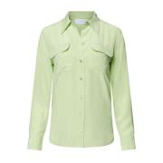 Zijden Signature Shirt Equipment , Green , Dames