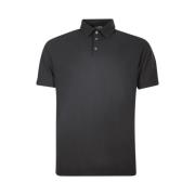 Polo Shirts Zanone , Black , Heren