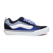 Blauwe Checkerboard Skate Sneakers Vans , Blue , Heren