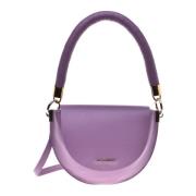 Shoulder bag in lilac quilted leather Baldinini , Purple , Dames