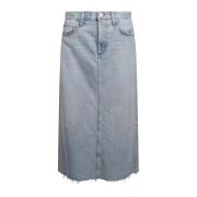 Denim Skirts Agolde , Blue , Dames