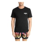 Swim T-shirt Moschino , Black , Heren