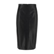 Leather Skirts Lardini , Black , Dames