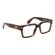 Glasses Off White , Brown , Unisex