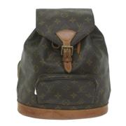 Pre-owned Canvas backpacks Louis Vuitton Vintage , Brown , Dames