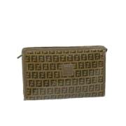 Pre-owned Canvas fendi-bags Fendi Vintage , Brown , Dames