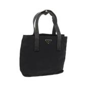 Pre-owned Nylon handbags Prada Vintage , Black , Dames