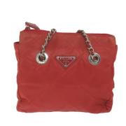 Pre-owned Fabric prada-bags Prada Vintage , Red , Dames