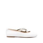 Loafers Casadei , White , Dames