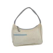 Pre-owned Canvas handbags Prada Vintage , White , Dames