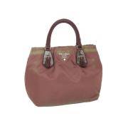 Pre-owned Nylon handbags Prada Vintage , Pink , Dames