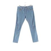 Pre-owned Cotton jeans Valentino Vintage , Blue , Heren