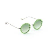 Lulu 1/20-31 Sunglasses Eyepetizer , Green , Dames