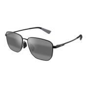 Lamalama AF 652-02 Matte Black w/Grey Sunglasses Maui Jim , Black , He...