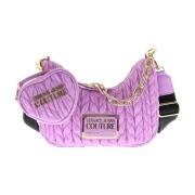 Shoulder Bags Versace Jeans Couture , Purple , Dames