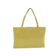 Pre-owned Satin handbags Prada Vintage , Yellow , Dames