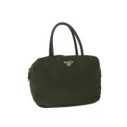 Pre-owned Nylon handbags Prada Vintage , Green , Dames