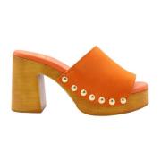 Lamia Houten Klompen E mia , Orange , Dames