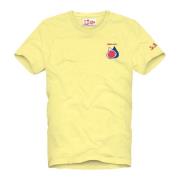 T-Shirts MC2 Saint Barth , Yellow , Heren