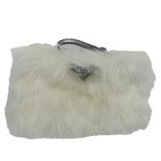 Pre-owned Fur prada-bags Prada Vintage , White , Dames