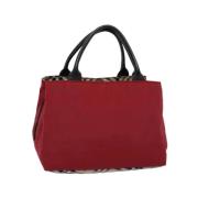 Pre-owned Nylon handbags Burberry Vintage , Red , Dames