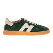 Coole Sneakers met Retro en Hedendaagse Stijl Hogan , Green , Heren