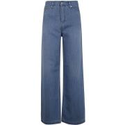 Blauwe Wide Leg Denim Jeans Roy Roger's , Blue , Dames