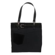 Pre-owned Leather totes Dior Vintage , Black , Dames