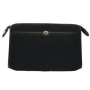 Pre-owned Canvas clutches Dior Vintage , Black , Dames